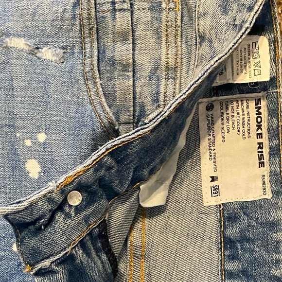 SMOKE RISE Mens Denim Jeans - Picture 2 of 4